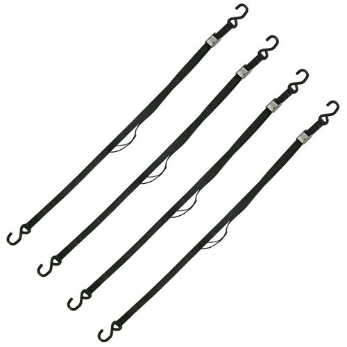 Pack cam buckle tie - 4-pack, tie-down