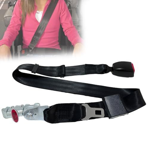 Wheelchair tie down seat - down,